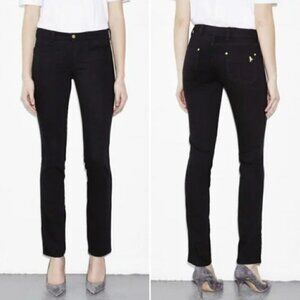 NWT Anthropologie M.i.H Oslo Black Slim Fit Denim Jeans Size 25